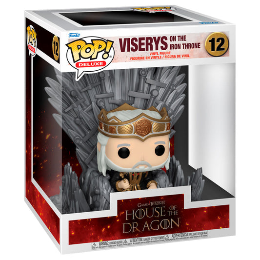 Figura Funko POP! Deluxe de Viserys sentado en el Trono de Hierro - 2