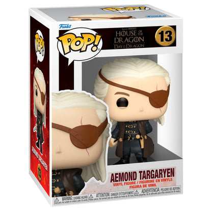 Figura Funko POP! de Aemond Targaryen en caja con ventana