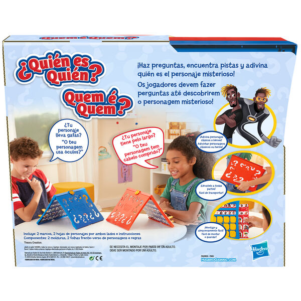 Juego de mesa ¿Quién es Quién? de HASBRO para dos jugadores - 3