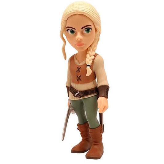 Figura MINIX de Ciri de The Witcher con trenza y espada
