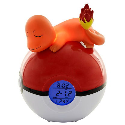 Despertador lámpara LED con Poké Ball y Charmander - 2