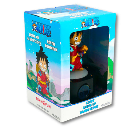 Despertador digital LED con figura de Luffy de One Piece - 6