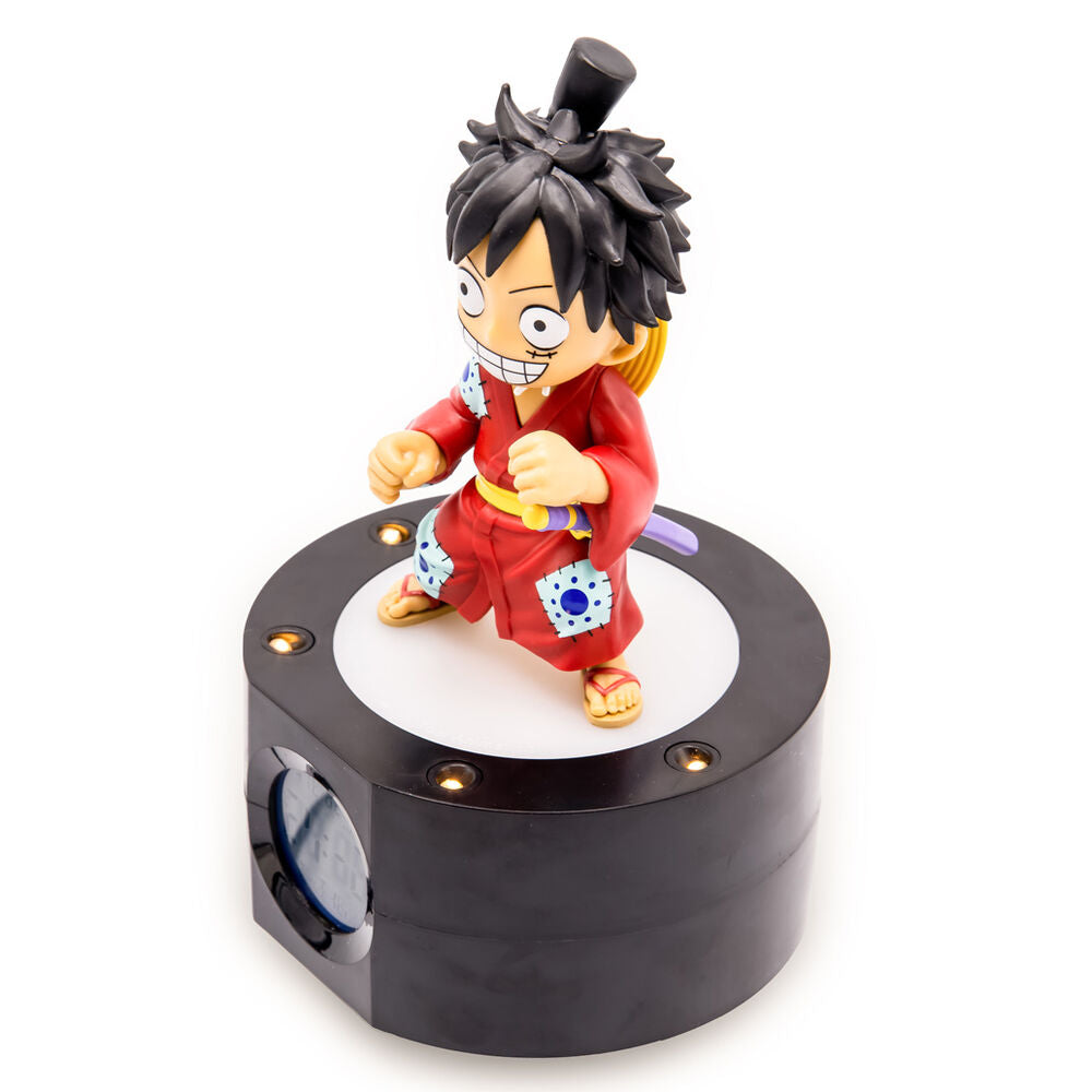 Despertador digital LED con figura de Luffy de One Piece - 2