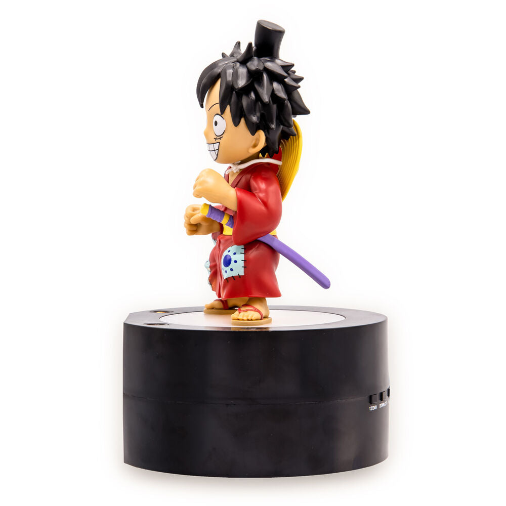 Despertador digital LED con figura de Luffy de One Piece - 3