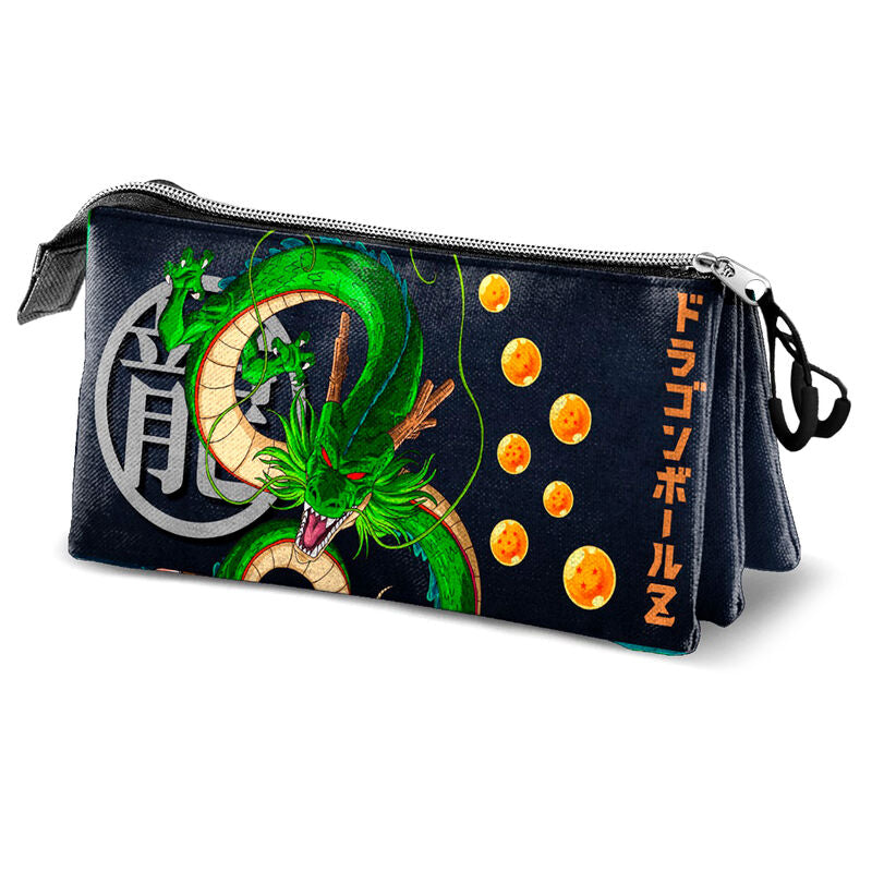 Portatodo triple Shenron Dragon Ball con tres compartimentos