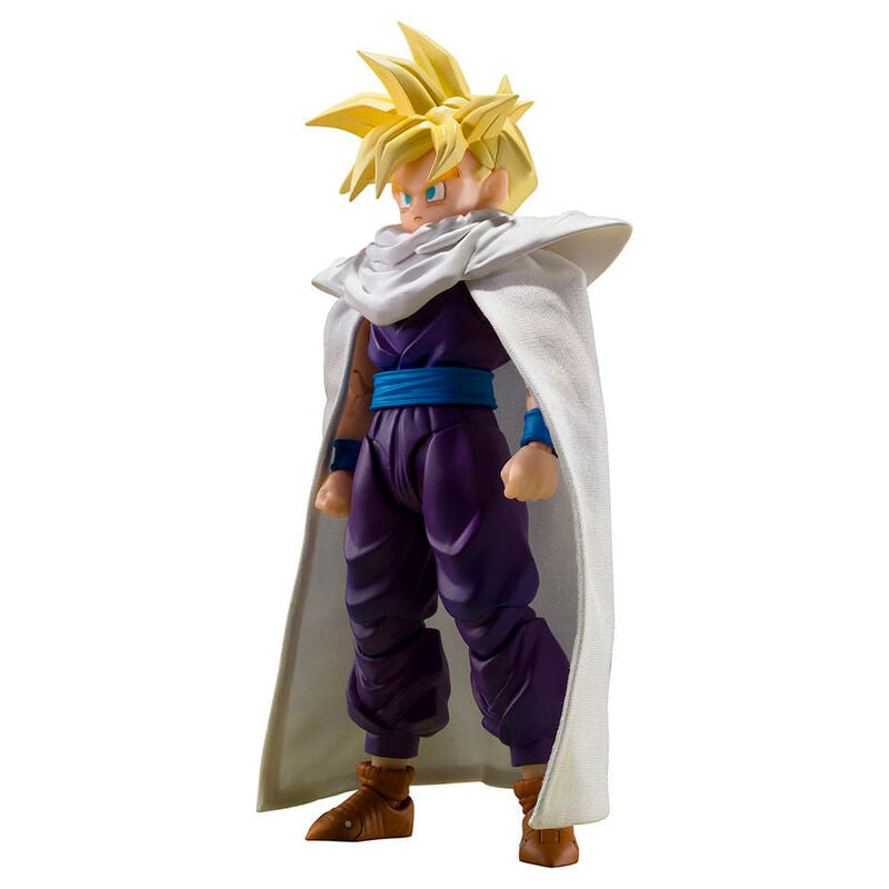 Figura SH Figuarts de Super Saiyan Son Gohan con capa blanca
