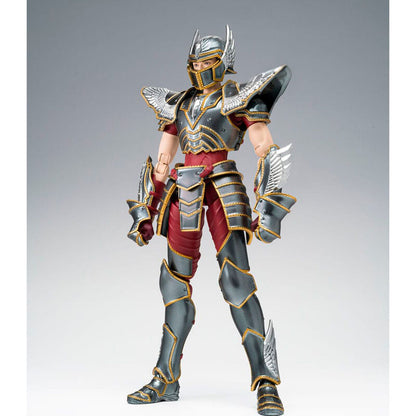 Figura articulada de Pegasus Seiya con armadura gris y detalles dorados - 3