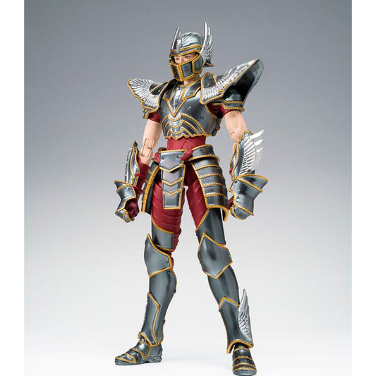 Figura articulada de Pegasus Seiya con armadura gris y detalles dorados - 3