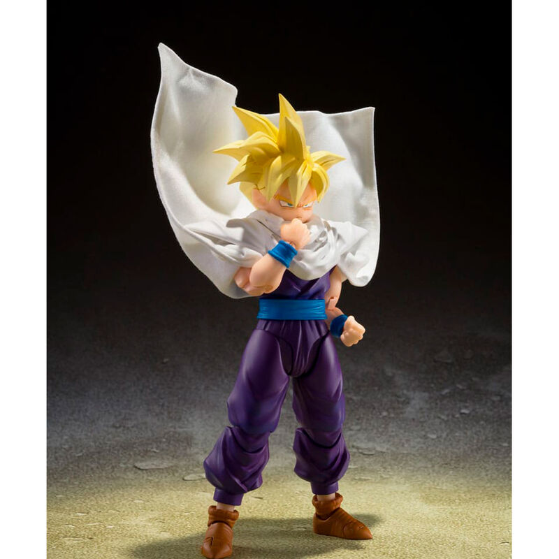 Figura SH Figuarts de Super Saiyan Son Gohan con capa blanca - 3