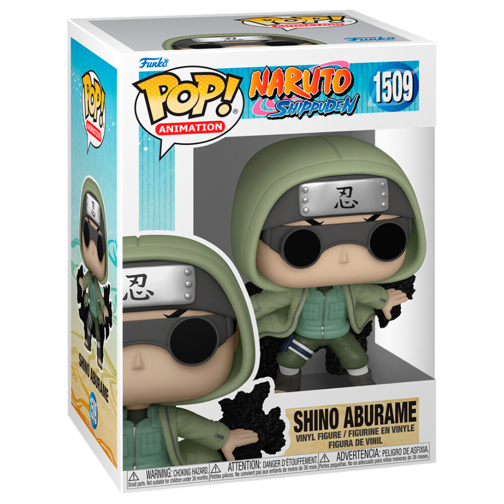 Figura Funko POP! de Shino Aburame de Naruto Shippuden en caja