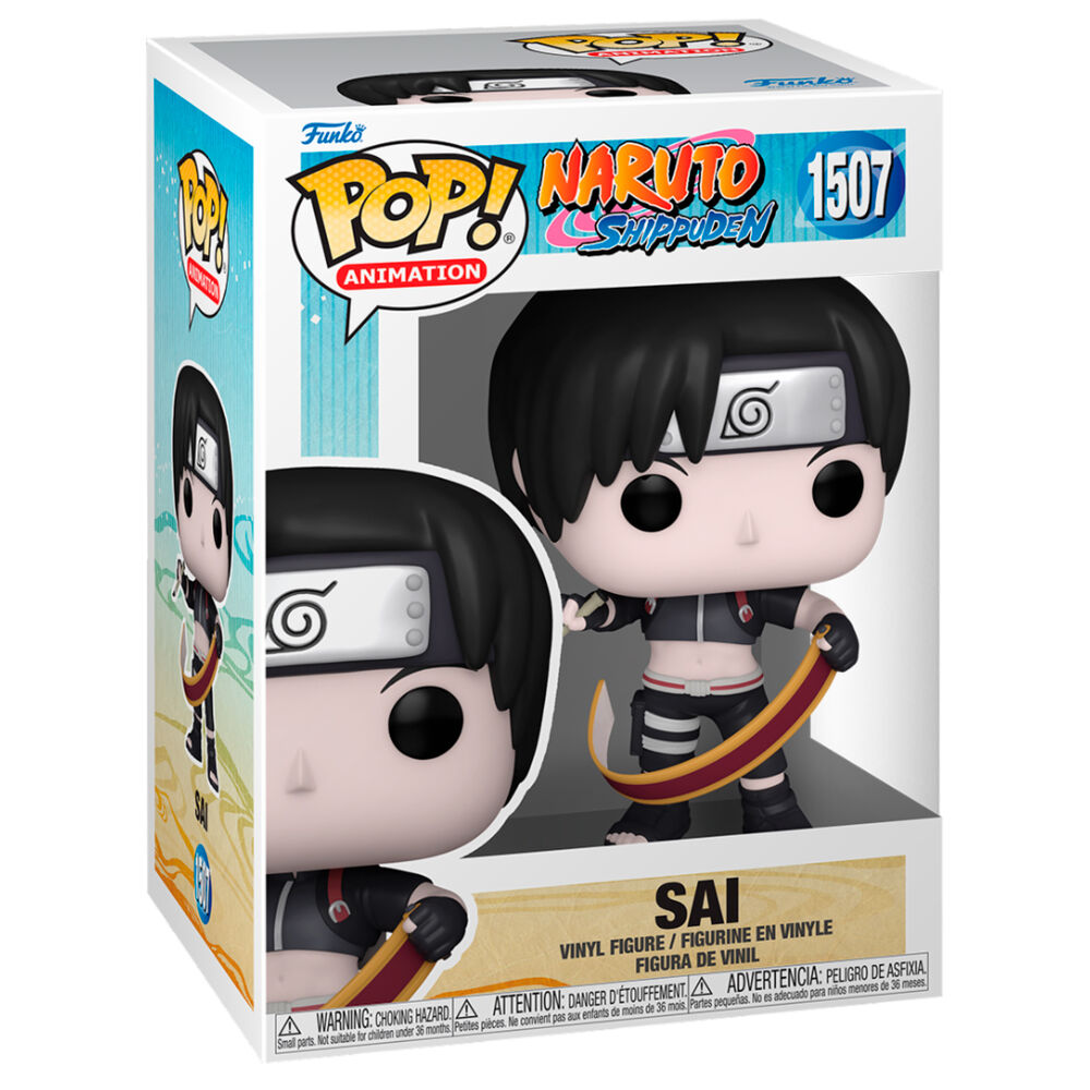 Figura Funko POP de Sai de Naruto Shippuden con pincel - 2