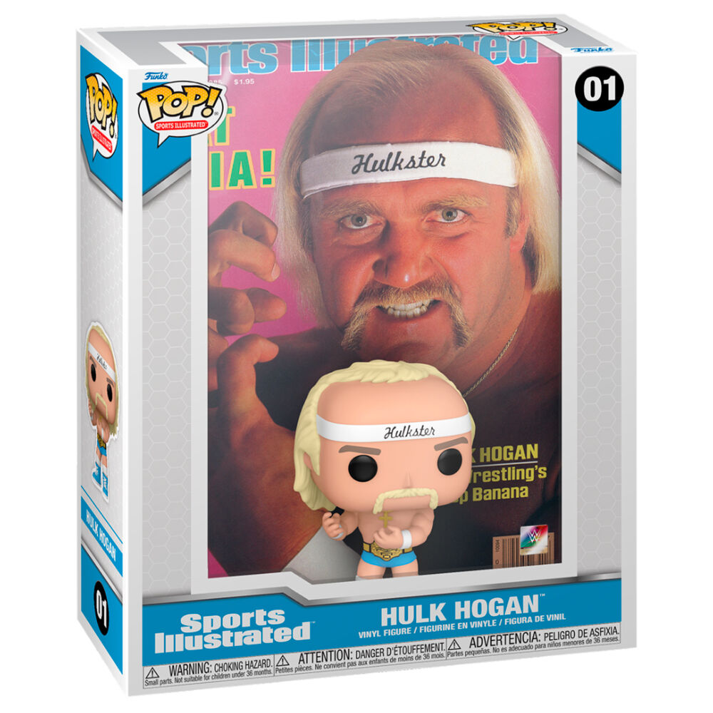 Figura Funko POP! Comic Cover de Hulk Hogan con portada de Sports Illustrated