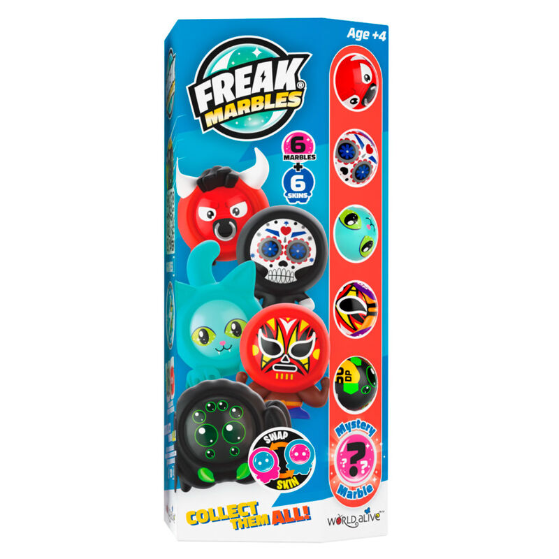 Set WORLD ALIVE Freak Marbles con canicas y skins surtidas - 2