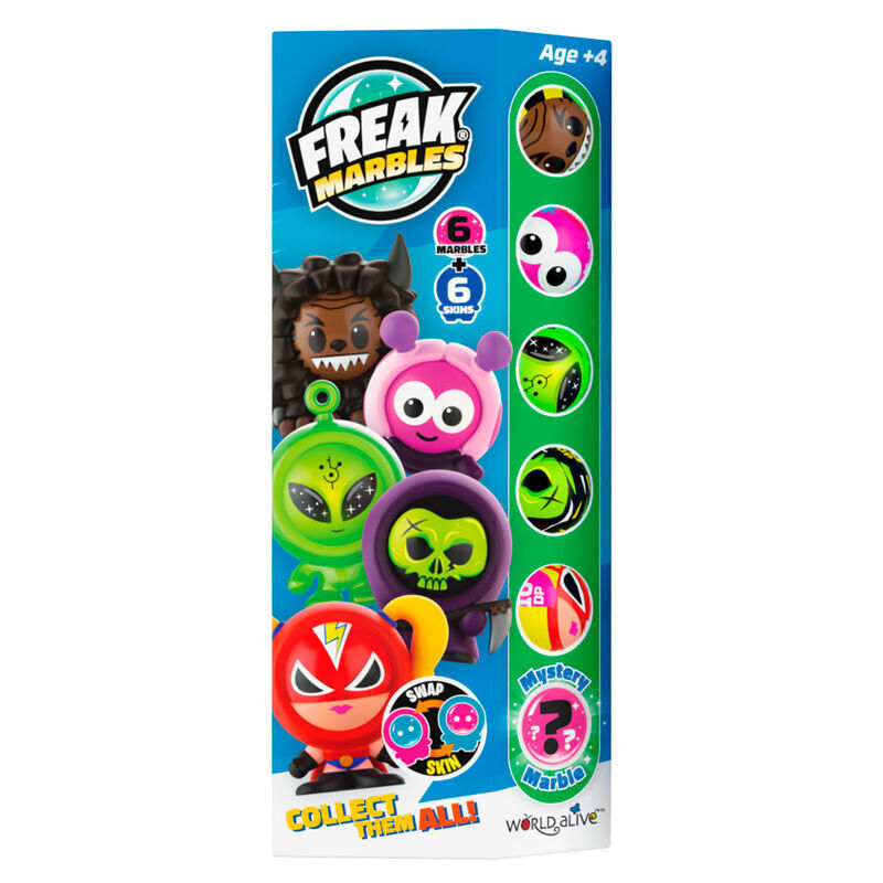 Set WORLD ALIVE Freak Marbles con canicas y skins surtidas - 3