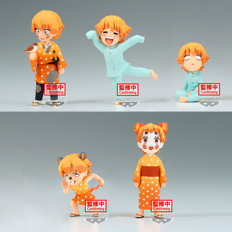 Figuras surtidas de Zenitsu Agatsuma de Demon Slayer de 7 cm - 2