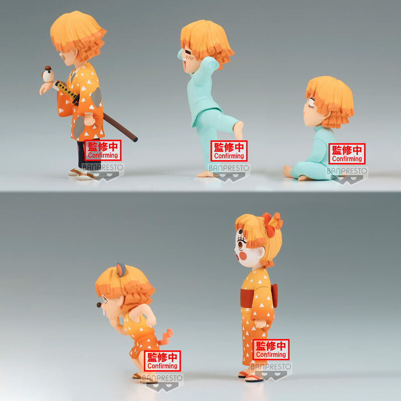 Figuras surtidas de Zenitsu Agatsuma de Demon Slayer de 7 cm - 3