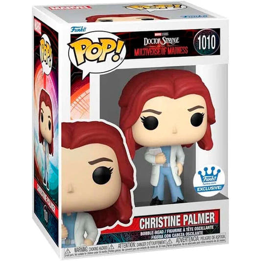 Figura Funko POP! de Christine Palmer con bata blanca y cabello rojo - 2