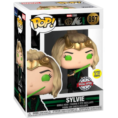 Figura Funko POP! de Sylvie de Loki en caja con ventana