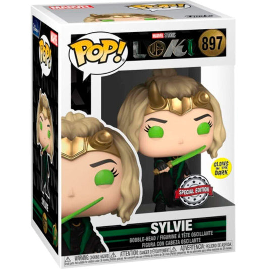 Figura Funko POP! de Sylvie de Loki en caja con ventana