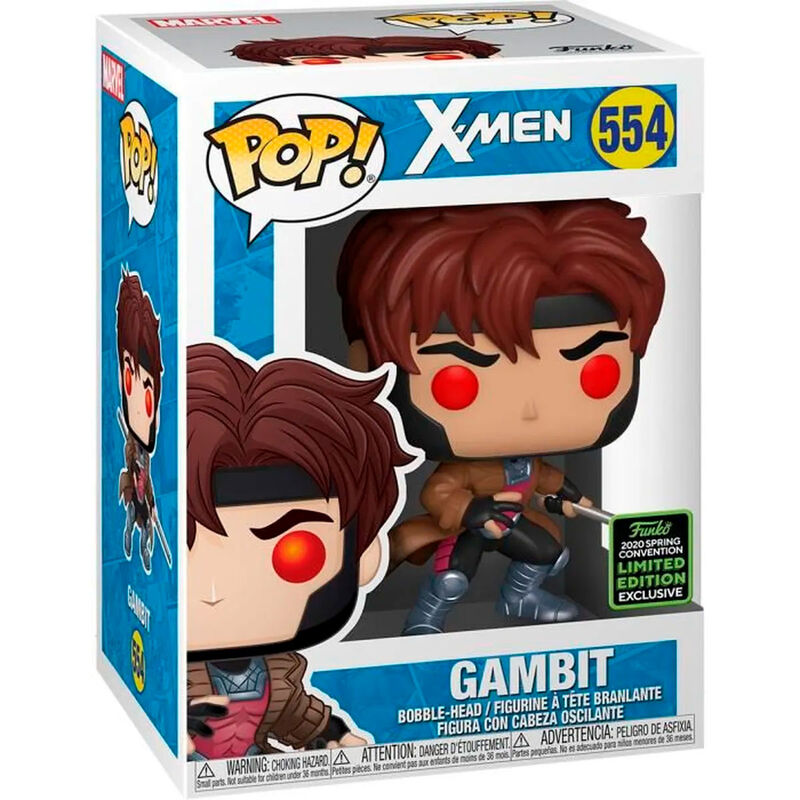 Figura Funko POP! de Gambit de X-Men con bastón - 2