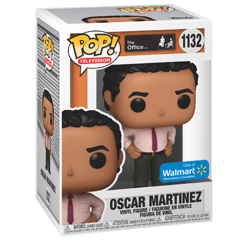 Figura Funko POP! de Oscar Martinez de The Office con camisa rosa - 2