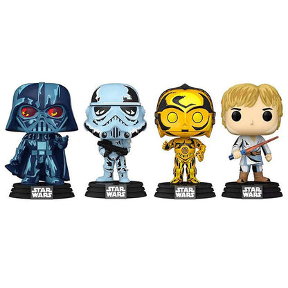 Pack FUNKO POP! Star Wars con Darth Vader, Stormtrooper, C-3PO y Luke Skywalker - 2