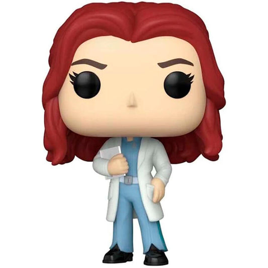 Figura Funko POP! de Christine Palmer con bata blanca y cabello rojo