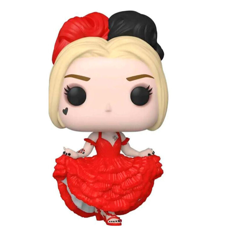 Figura Funko POP! de Harley Quinn con vestido rojo
