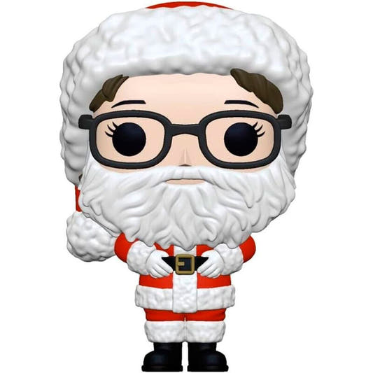 Figura Funko POP! de Phyllis Vance de The Office con traje rojo y barba blanca