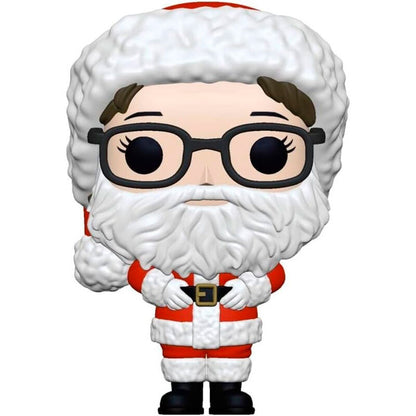 Figura Funko POP! de Phyllis Vance de The Office con traje rojo y barba blanca