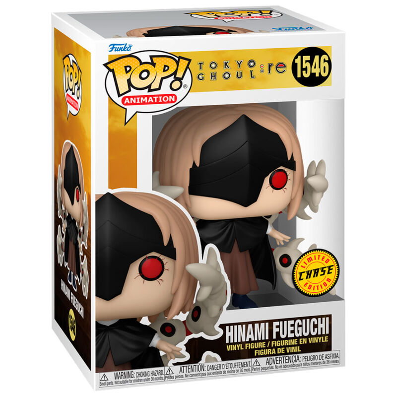 Figura Funko POP! Chase de Hinami Fueguchi de Tokyo Ghoul:re en caja con ventana