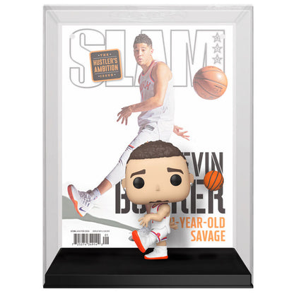 FUNKO POP! Cover NBA Slam de Devin Booker con balón y uniforme de los Phoenix Suns - 2