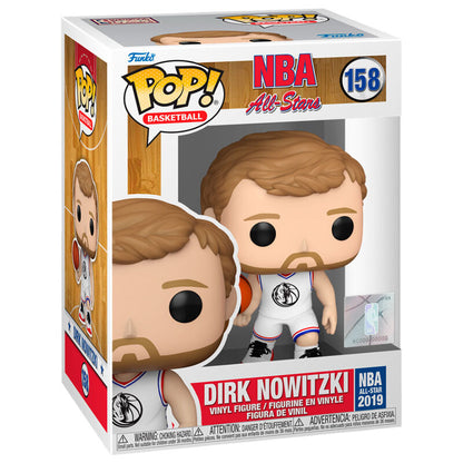 Figura Funko POP! de Dirk Nowitzki NBA All-Stars 2019 en caja