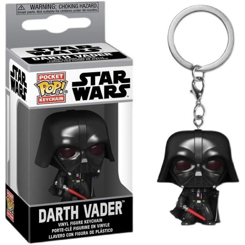 Llavero FUNKO Pocket POP de Darth Vader con sable de luz rojo - 2