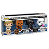 Blíster Funko POP! Star Wars con Luke Skywalker, Chewbacca, Darth Vader y Stormtrooper