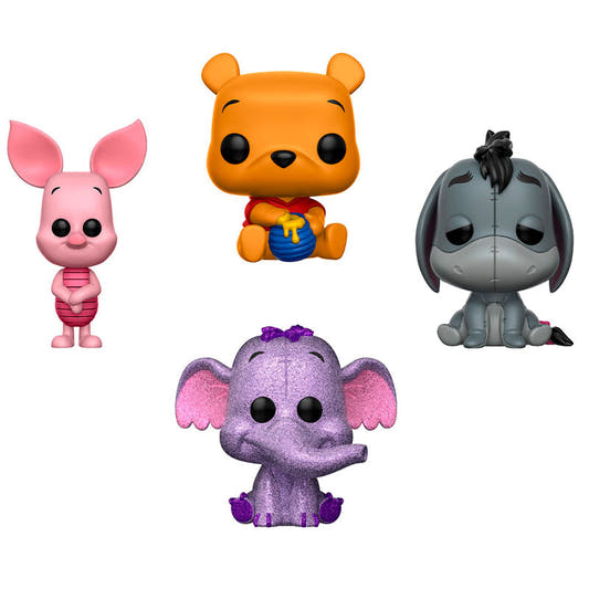 Blíster FUNKO POP! Disney con figuras de Winnie the Pooh, Piglet, Eeyore y Heffalump - 2