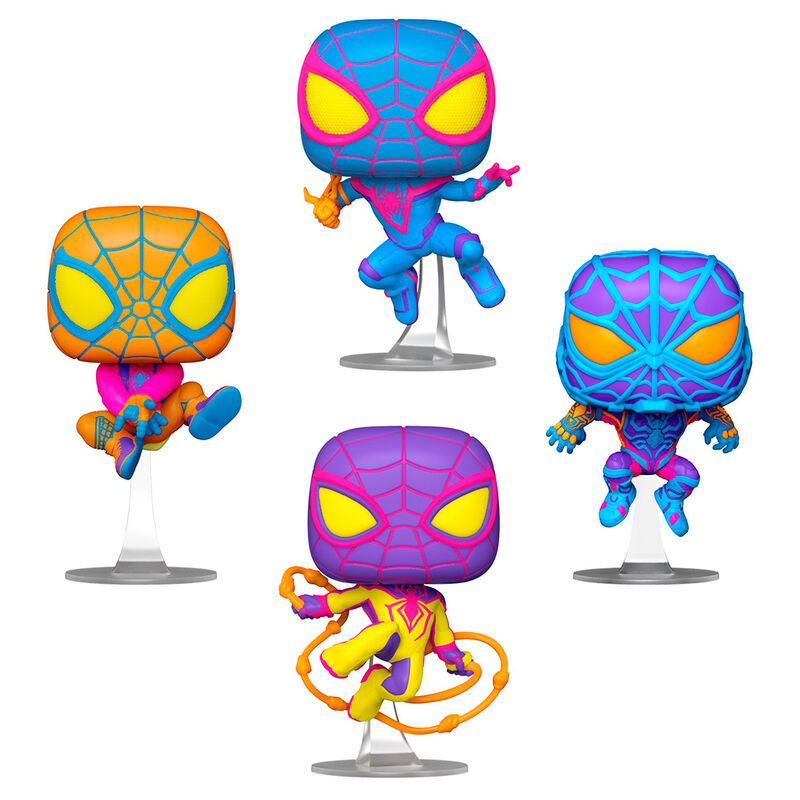 Pack exclusivo de cuatro figuras Funko Pop! de Miles Morales Spider-Man - 2