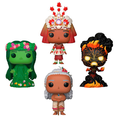 Blíster FUNKO POP de Disney Vaiana con cuatro figuras - 2