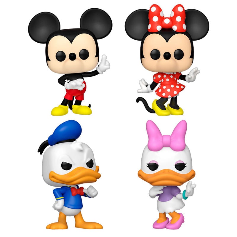 Blister Funko POP! Disney con figuras de Mickey, Minnie, Donald y Daisy - 2