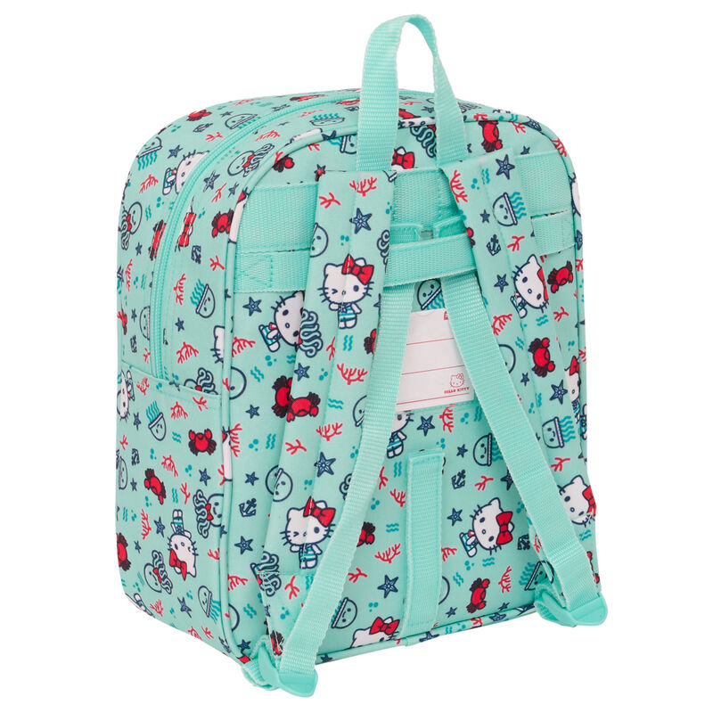 Mochila turquesa Hello Kitty Sea Lovers con estampado marino - 2