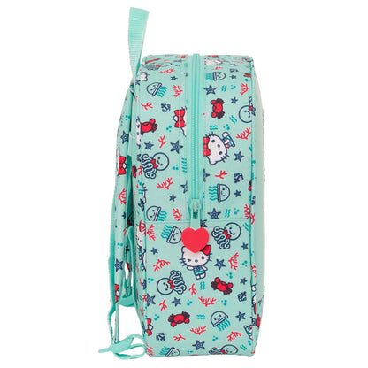 Mochila turquesa Hello Kitty Sea Lovers con estampado marino - 3