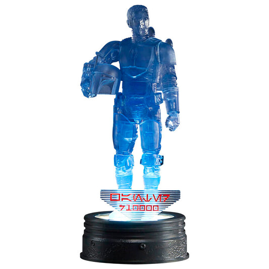 Figura holográfica azul de Axe Woves Star Wars sobre base - 3
