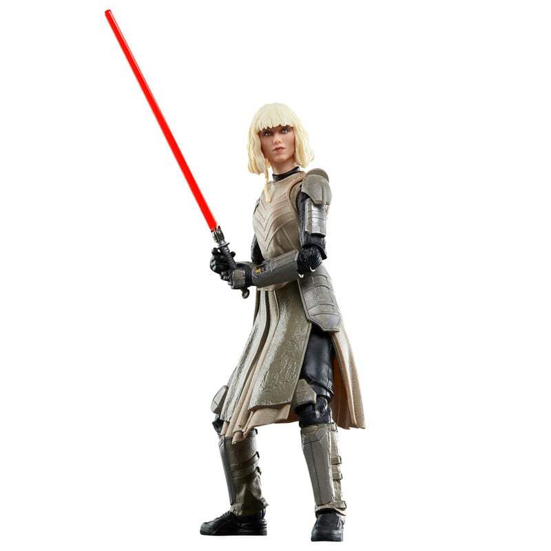 Figura articulada Shin Hati de Star Wars Ahsoka con sable rojo en caja - 3