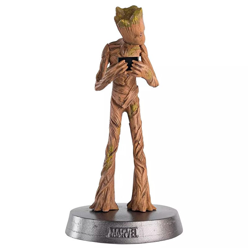 Figura de Groot Marvel sobre base circular