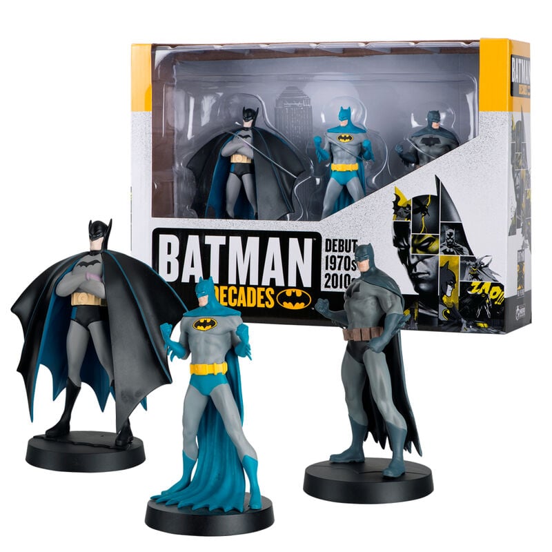 Blíster con tres figuras de Batman DC Comics a escala 1:16
