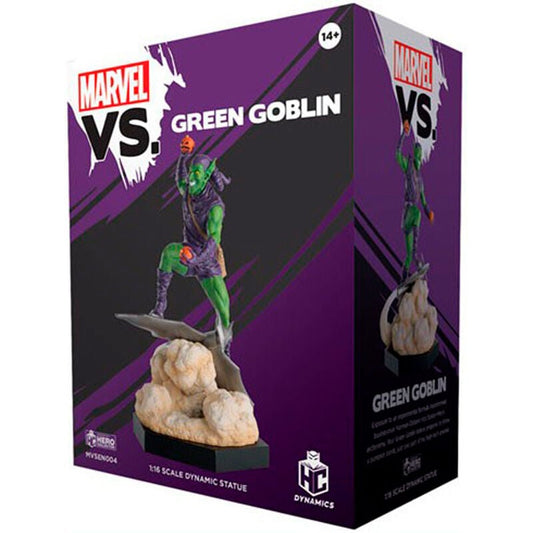 Figura Green Goblin de Marvel VS a escala 1:16 sobre su planeador