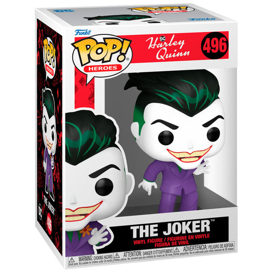Figura Funko POP! The Joker con traje morado en caja con ventana