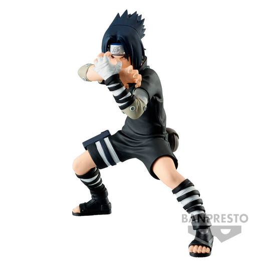 Figura de Sasuke Uchiha Vibration Star III de Naruto Shippuden en pose de combate