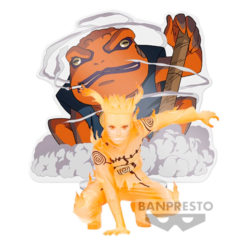 Figura Naruto Uzumaki Special Panel Spectacle de Naruto Shippuden con efecto de energía naranja