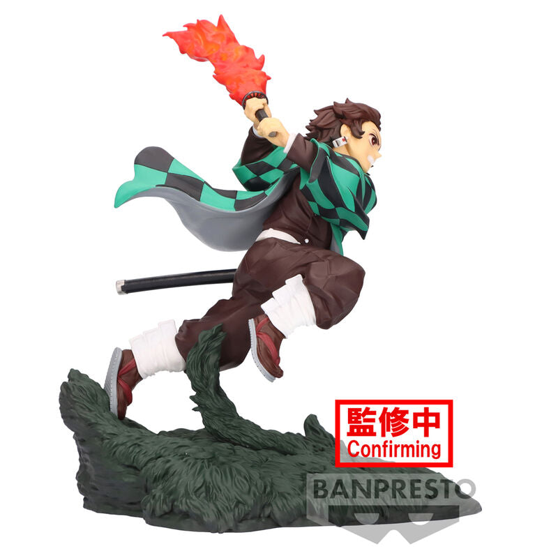 Figura de Tanjiro Kamado de Demon Slayer en pose de combate - 2